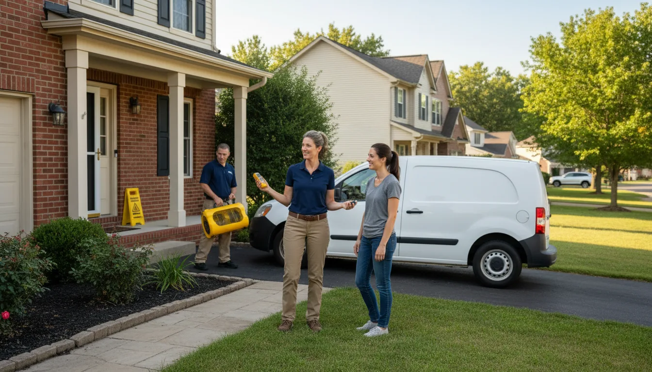 Residential water damage restoration in Saint Bonaventure, NY